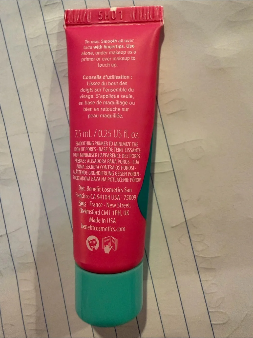 Benefit POREfessional Pore Primer - Teal with Pink Accents